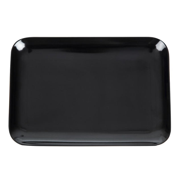 Dalebrook Melamine Medium Rectangular Platter Black 290mm - J896  Dalebrook   