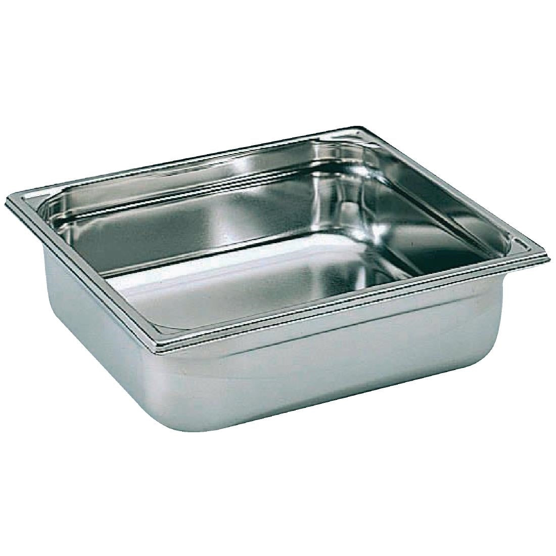 Matfer Bourgeat Stainless Steel 2/3 Gastronorm Tray 65mm - K055  Matfer Bourgeat   