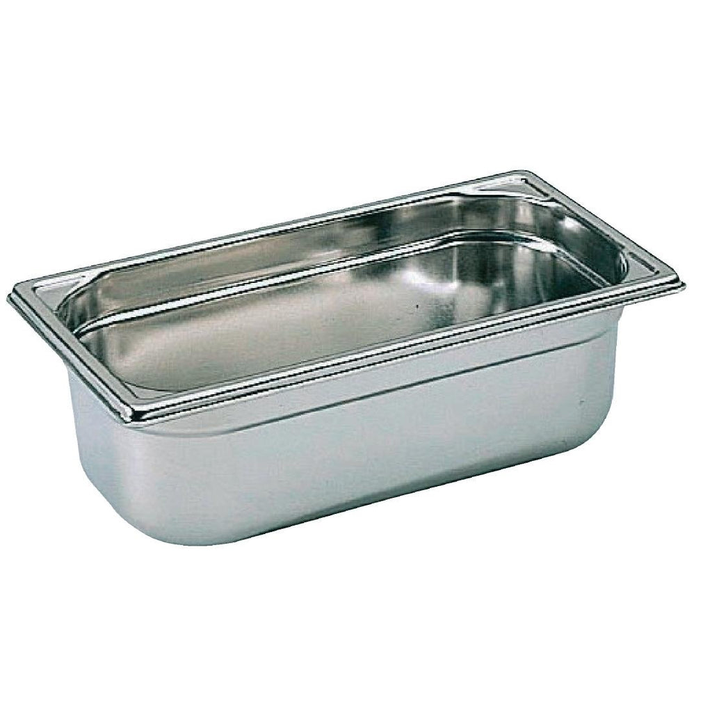 Matfer Bourgeat Stainless Steel 1/3 Gastronorm Tray 150mm - K064  Matfer Bourgeat   