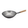 Vogue Mild Steel Wok Flat Base 330mm - K296  Vogue   