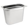 Vogue Stainless Steel 1/4 Gastronorm Tray 200mm - K823  Vogue   