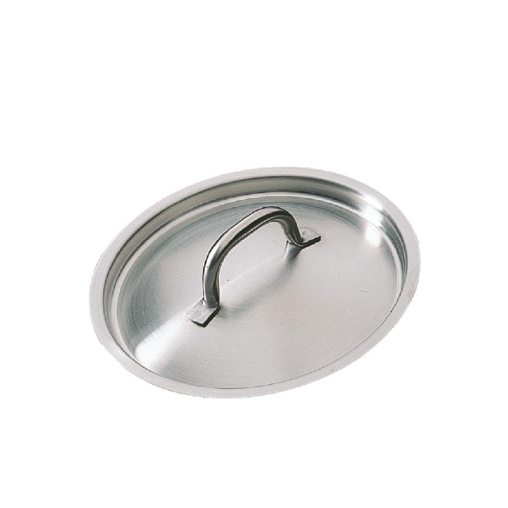 Matfer Bourgeat Stainless Steel Saucepan Lid 20cm - K833  Matfer Bourgeat   
