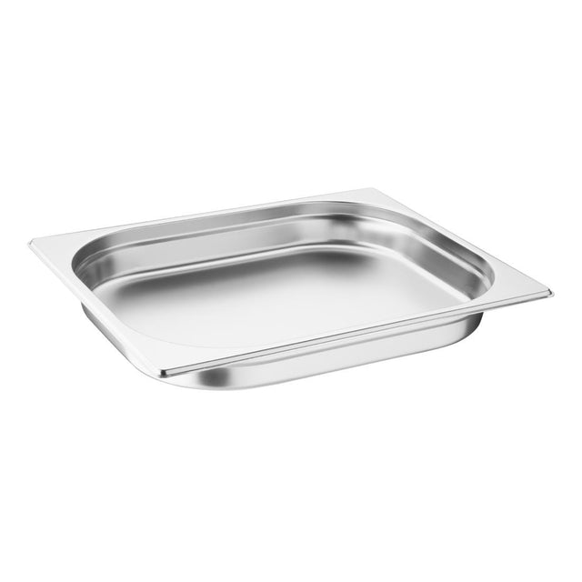 Vogue Stainless Steel 1/2 Gastronorm Tray 40mm - K925  Vogue   