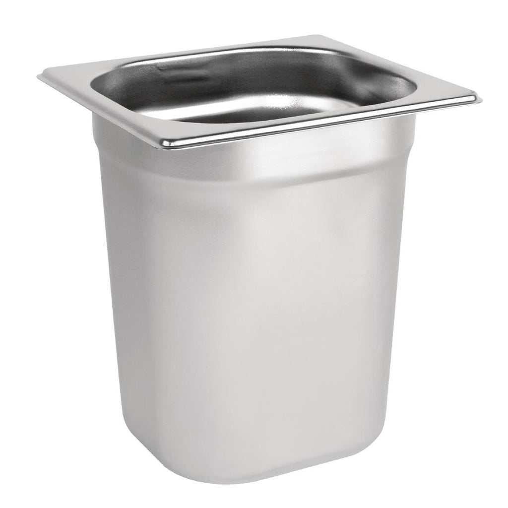 Vogue Stainless Steel 1/6 Gastronorm Tray 200mm - K995  Vogue   