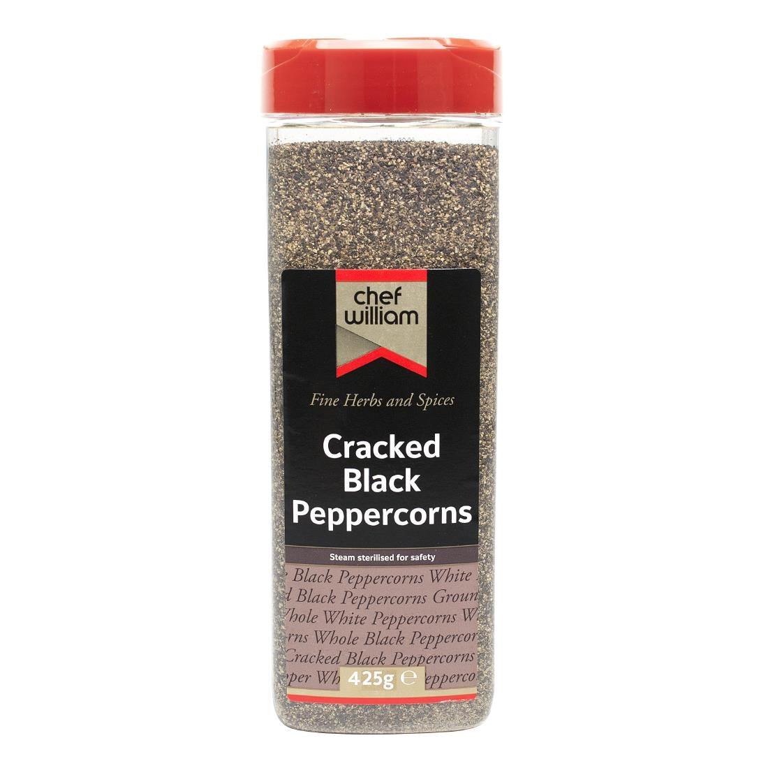 Chef William Cracked Black Peppercorns 425g - KA002  Chef William   