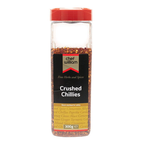 Chef William Crushed Chillies 300g - KA017  Chef William   
