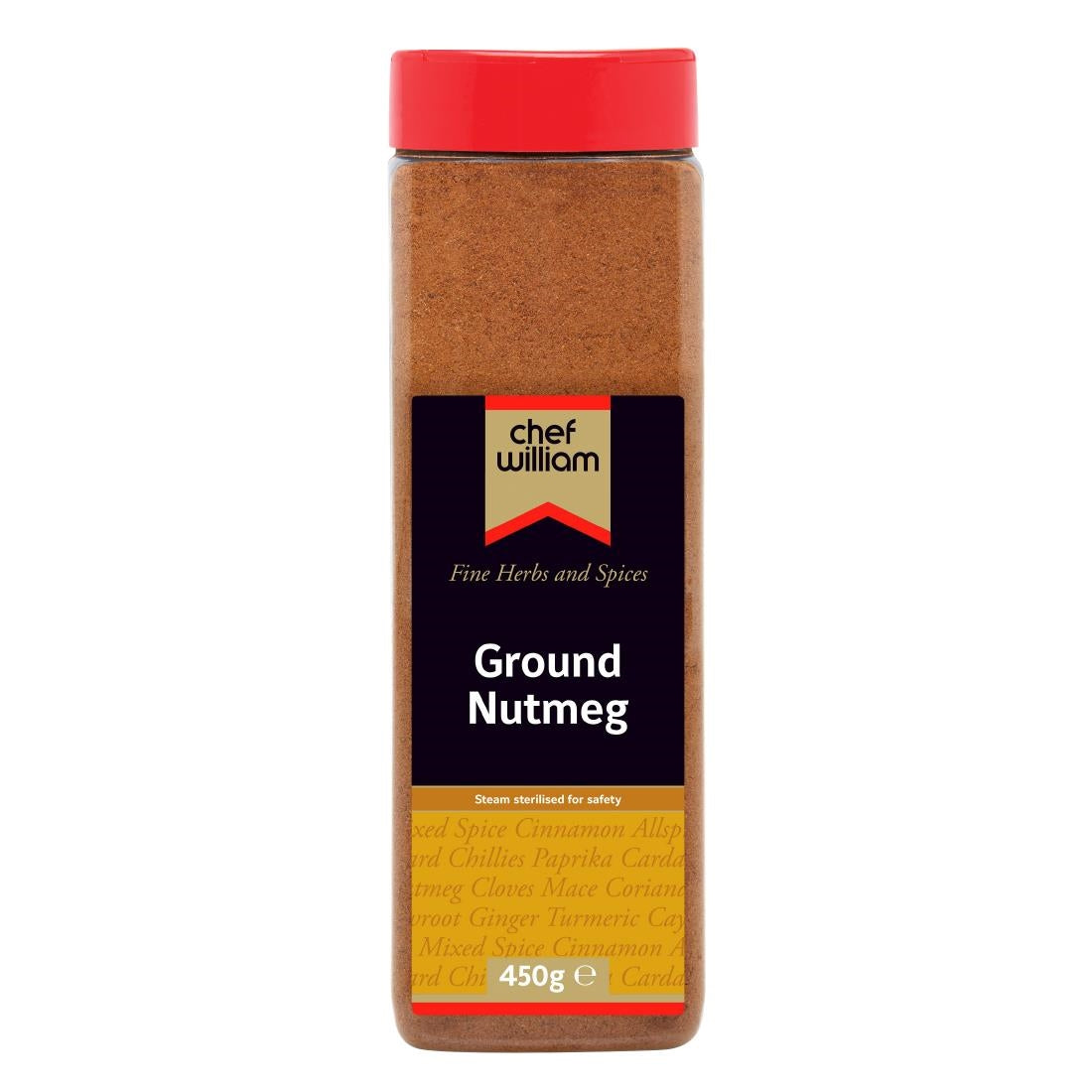 Chef William Ground Nutmeg 450g - KA026  Chef William   