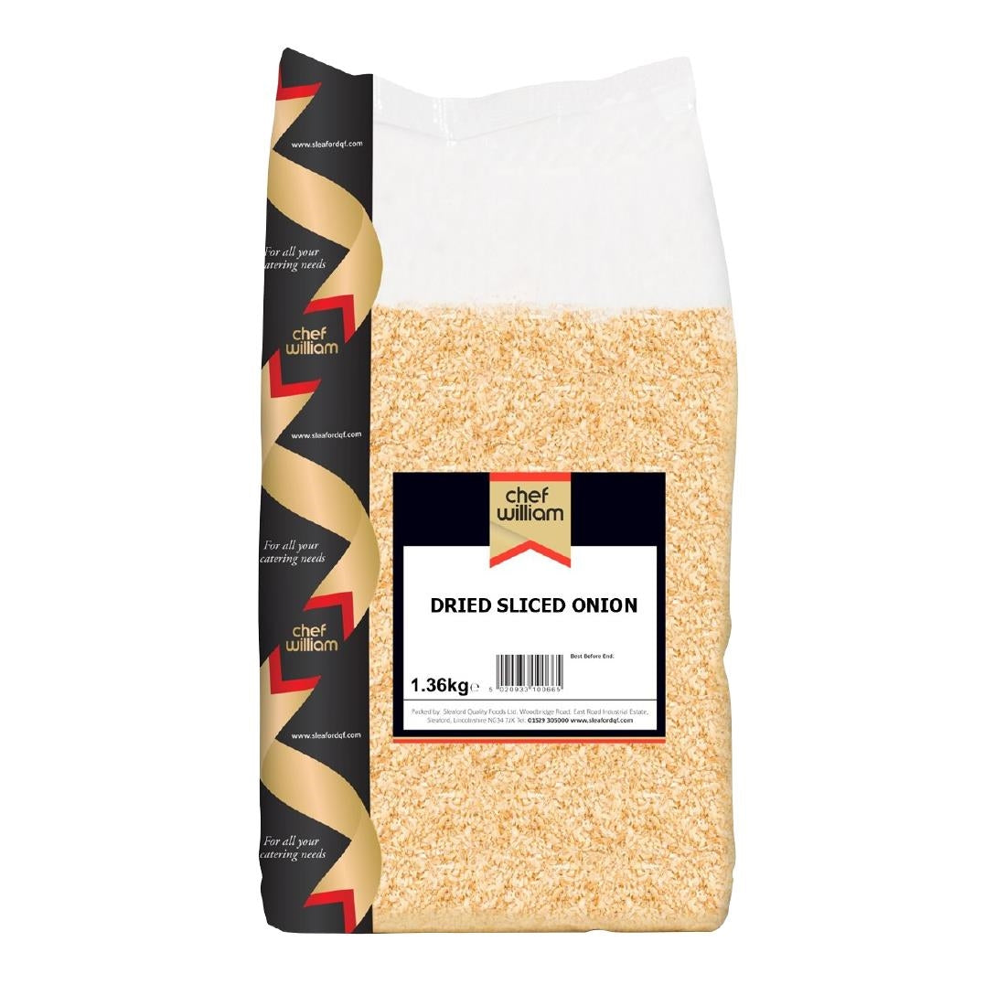 Chef William Sliced Onion 1.36kg - KA034  Chef William   