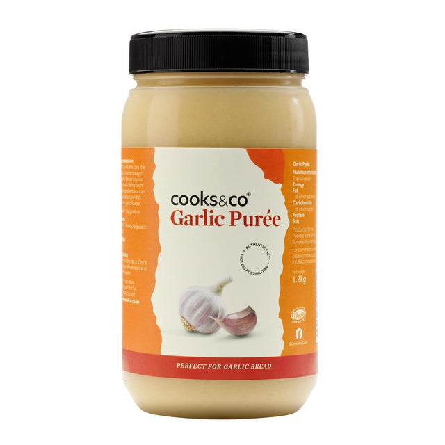 Cooks & Co Garlic Puree 1.2kg - KA065  Cooks & CO   