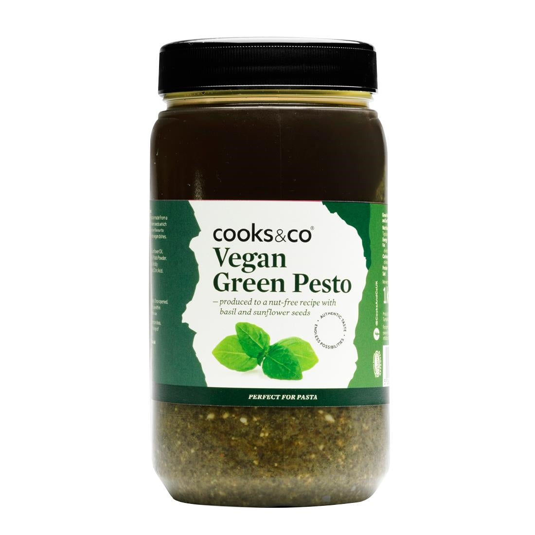 Cooks & Co Vegan Green Pesto 1kg - KA067  Cooks & CO   