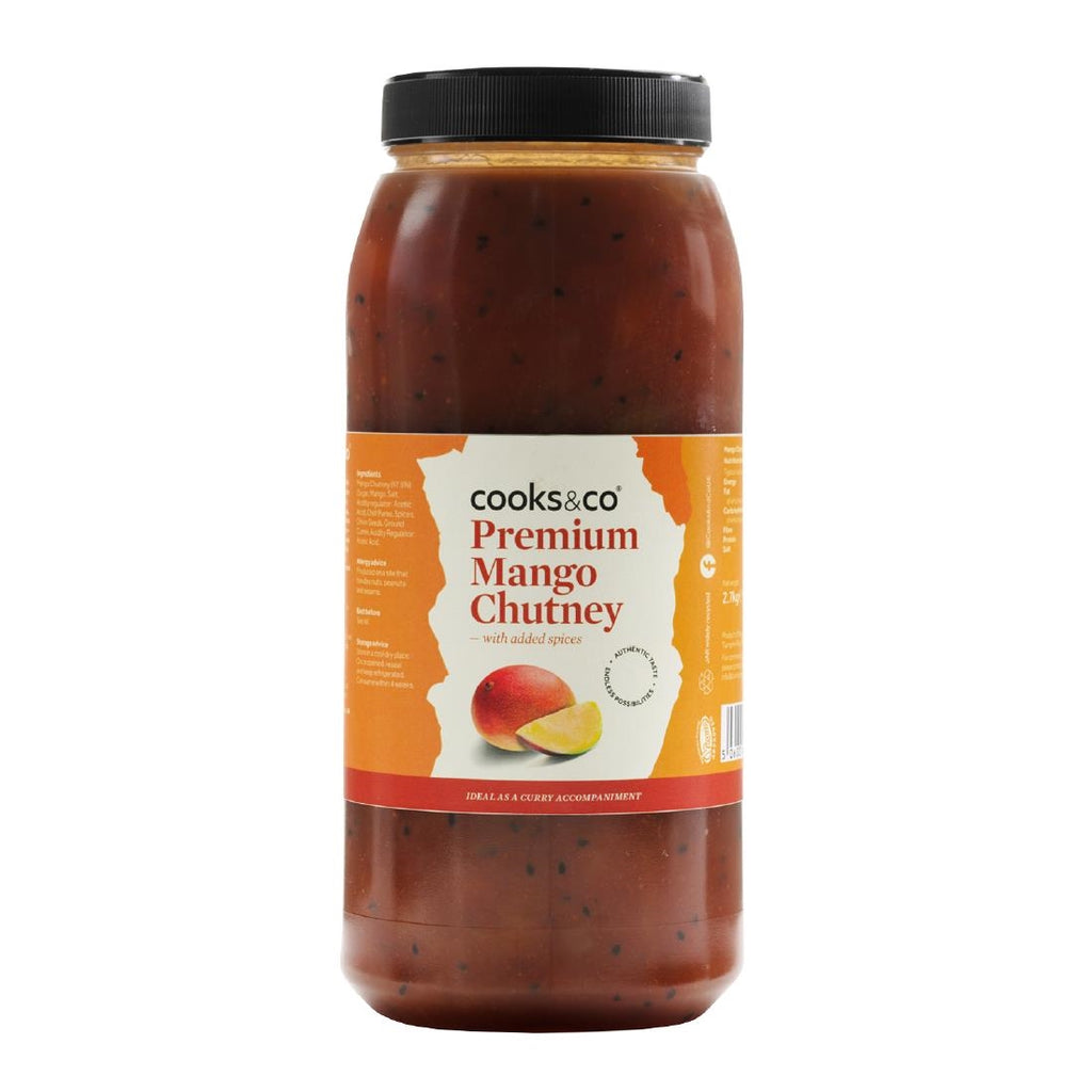 Cooks & Co Premium Mango Chutney 2.7kg - KA071  Cooks & CO   