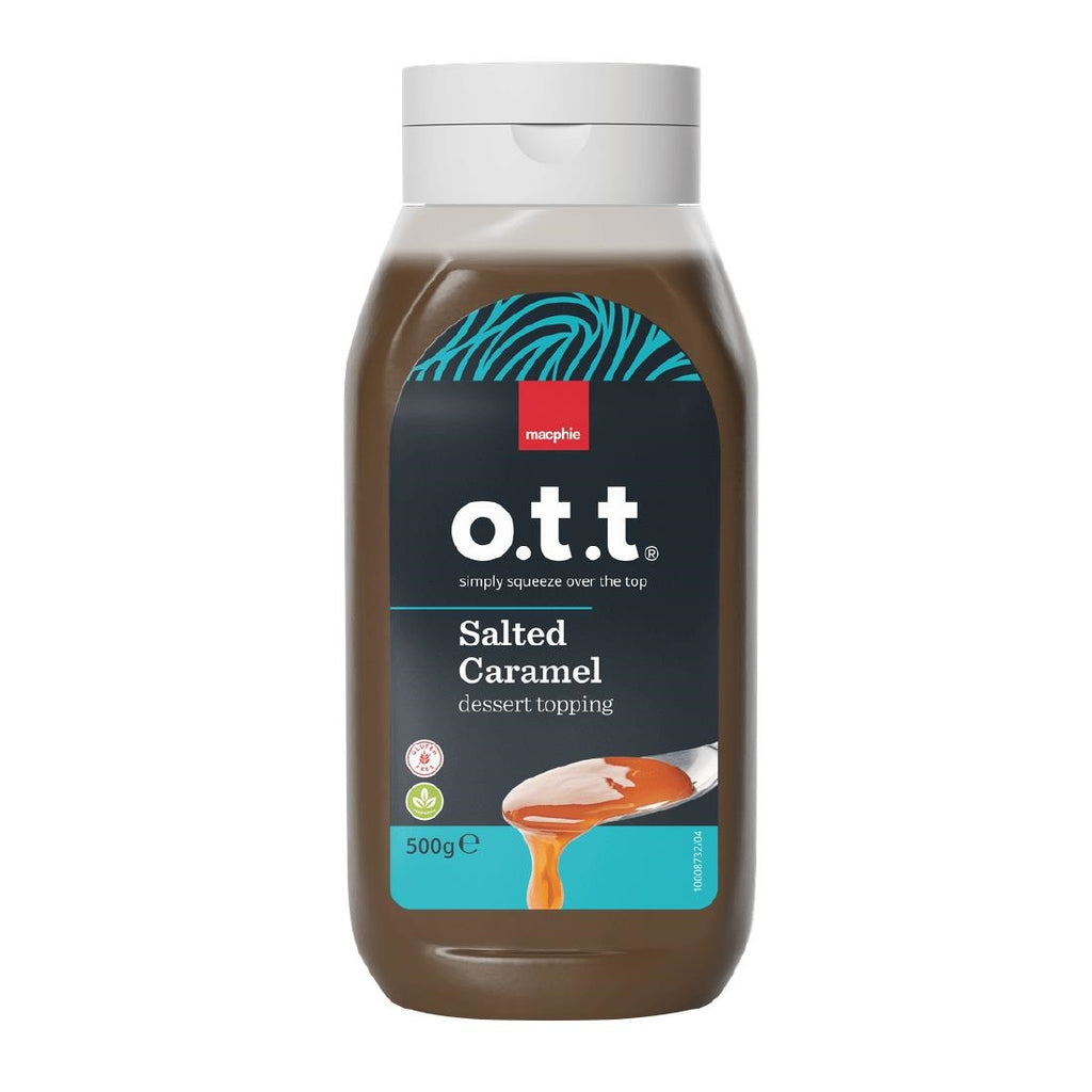 Macphie O.T.T Salted Caramel Topping 500g - KA103  Macphie   