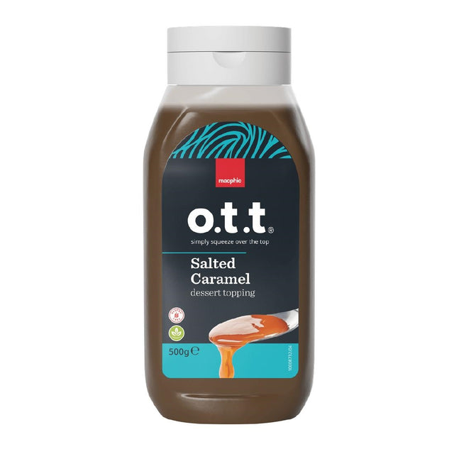 Macphie O.T.T Salted Caramel Topping 500g - KA103  Macphie   
