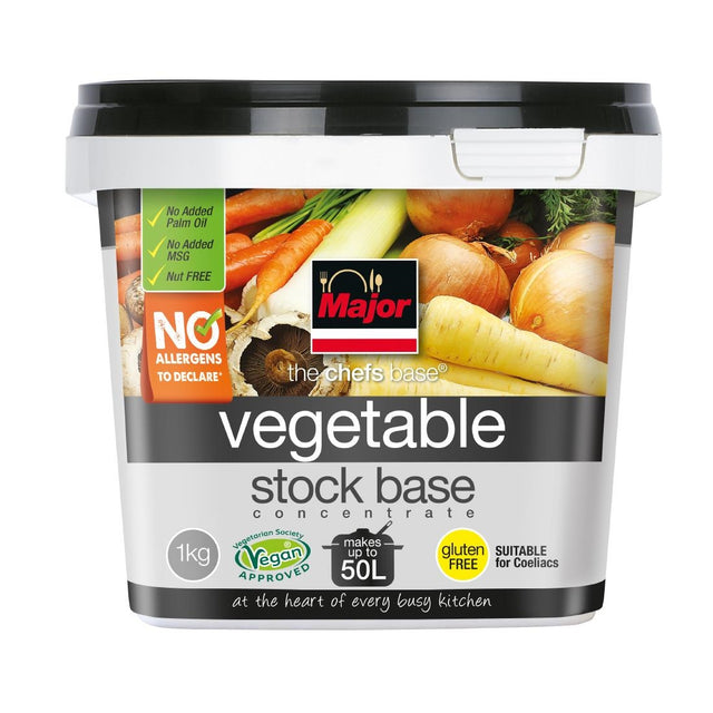 Major Vegetable Stock Base Paste 1kg - KA118  Major International   