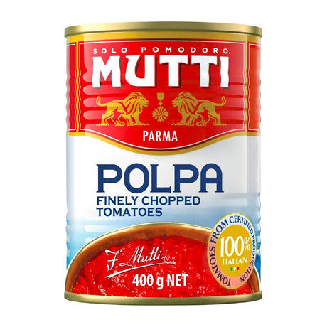 Mutti Finely Chopped Tomatoes 440g (Pack of 12) - KA137  Mutti   