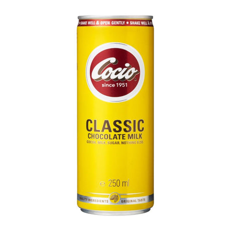 Cocio Classic Chocolate Milk Cans 250ml (Pack of 12) - KA199  Cocio   