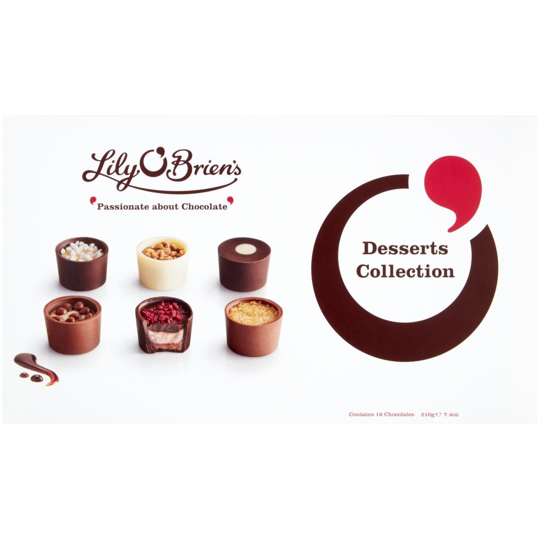 Lily O'Brien's Desserts Collection 210g (Case of 8 Boxes) - KA201  Lily O'Brien's   