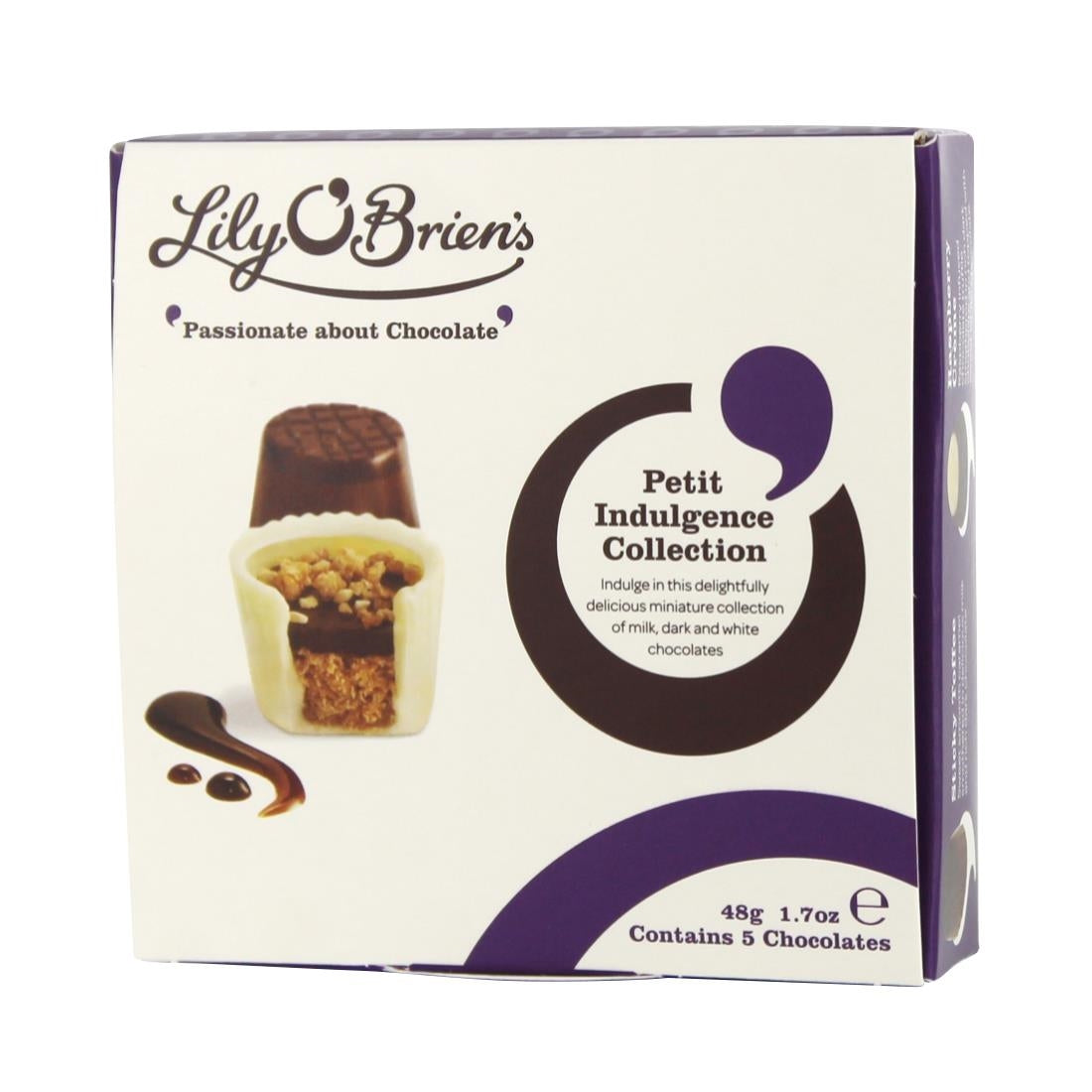 Lily O'Brien's Petit Indulgence Collection 48g (Case of 8 Boxes) - KA202  Lily O'Brien's   