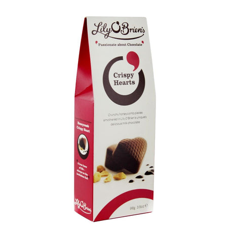 Lily O'Brien's Crispy Hearts Pouch 98g (Case of 12 Pouches) - KA204  Lily O'Brien's   