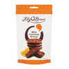 Lily O'Brien's Milk Chocolate Orange Share Bag 100g (Case of 7 Bags) - KA209  Lily O'Brien's   