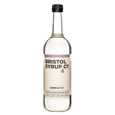 Bristol Syrup Co. No.1 Simple Syrup 1:1 750ml - KA220  Bristol Syrup Company   