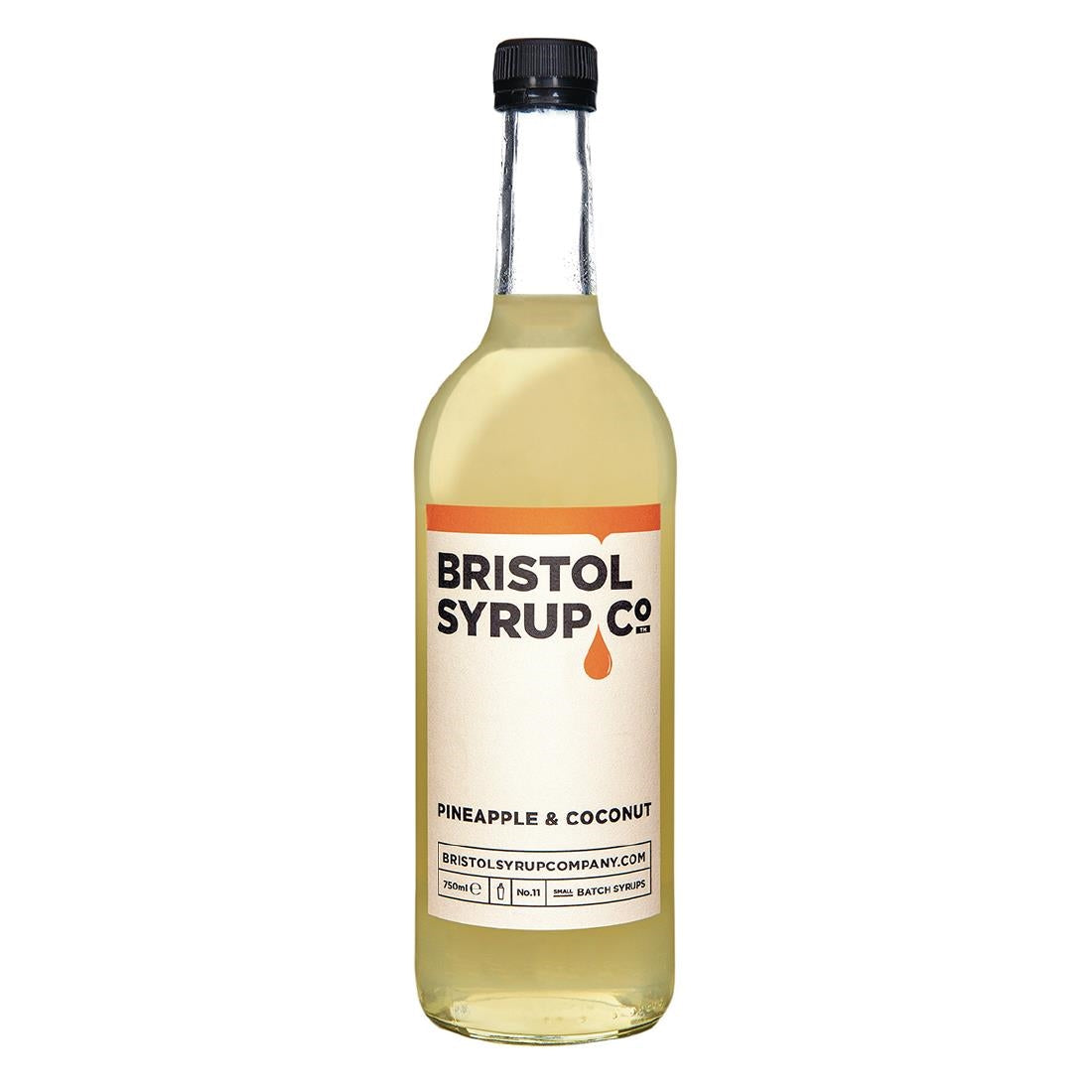 Bristol Syrup Co. No.11 Pineapple & Coconut Syrup 750ml - KA230  Bristol Syrup Company   