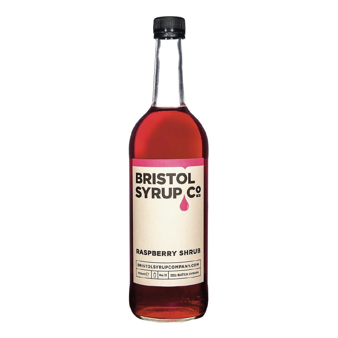 Bristol Syrup Co. No.13 Raspberry Shrub Syrup 750ml - KA231  Bristol Syrup Company   