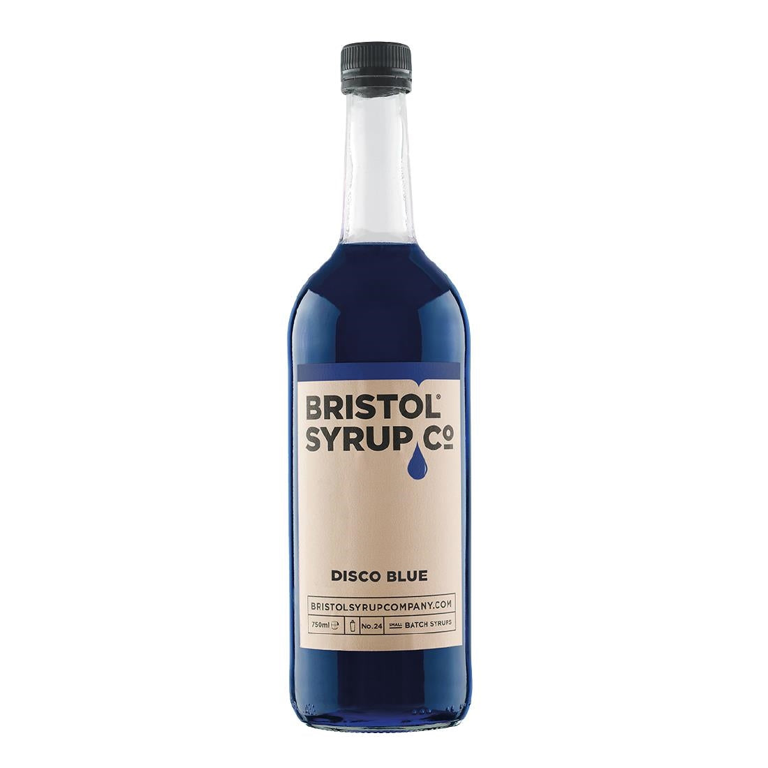 Bristol Syrup Co. No.24 Disco Blue Syrup 750ml - KA242  Bristol Syrup Company   