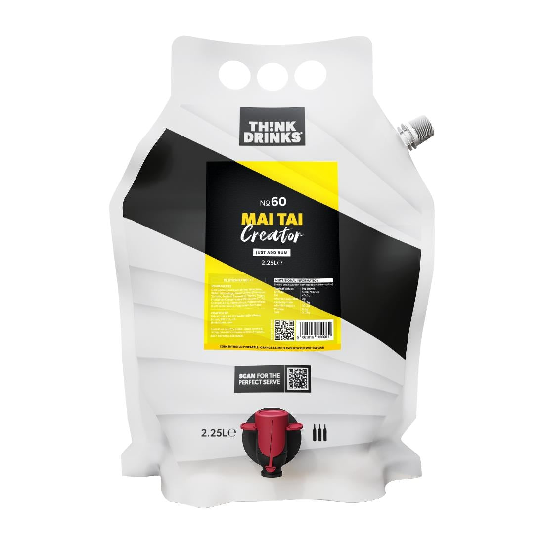 Think Drinks Mai Thai Cocktail Base 2.25Ltr (Pack of 2) - KA251  Think Drinks   
