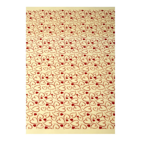 Pavoni Red Heart Transfer Sheets 340x265mm (Pack of 30) - KA322  Pavoni   