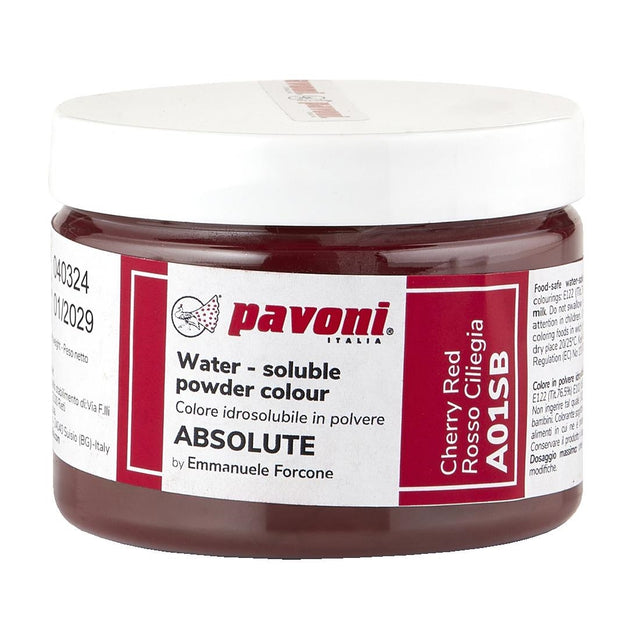 Pavoni Water Soluble Powder Cherry Red 50g - KA341  Pavoni   