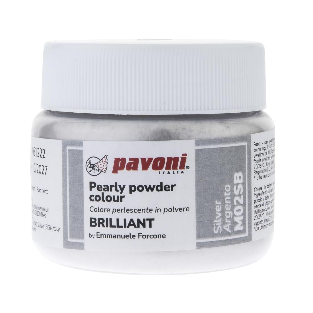 Pavoni Metallic Powder Sliver 40g - KA350  Pavoni   