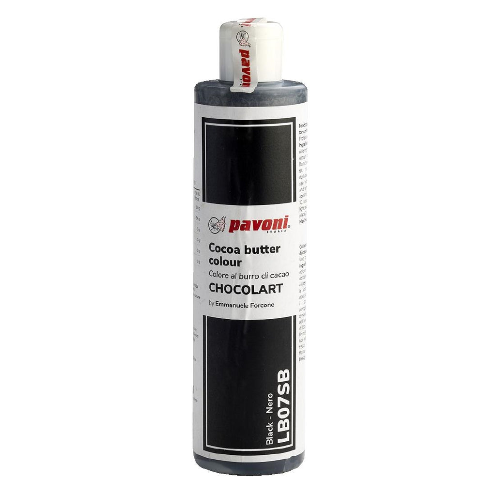 Pavoni Black Coloured Cocoa Butter 200g - KA364  Pavoni   