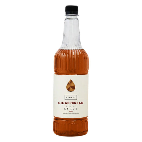 Simply Gingerbread Syrup 1Ltr - KA376  Simply   