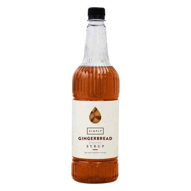 Simply Gingerbread Syrup 1Ltr - KA376  Simply   