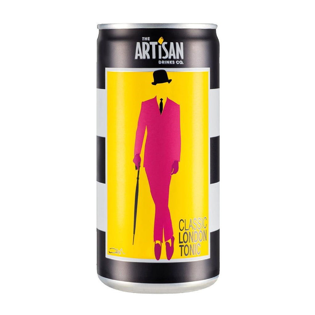 Artisan Drinks Classic London Tonic Can 200ml (Pack of 24) - KA420  The Artisan Drinks Co   