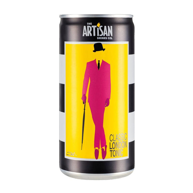 Artisan Drinks Classic London Tonic Can 200ml (Pack of 24) - KA420  The Artisan Drinks Co   