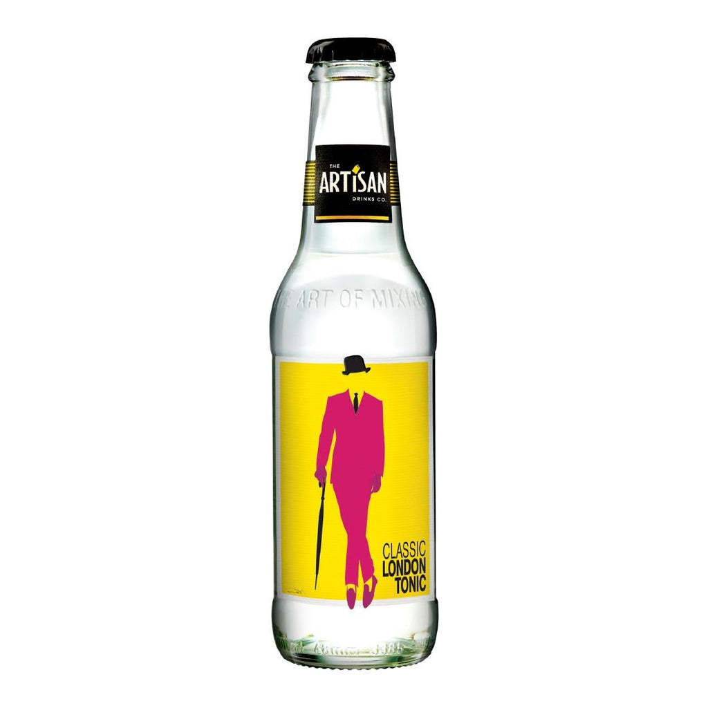 Artisan Drinks Classic London Tonic Bottles 200ml (Pack of 24) - KA424  The Artisan Drinks Co   
