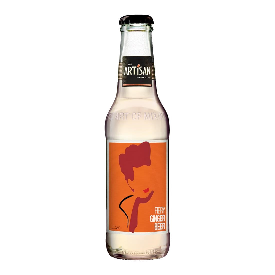 Artisan Drinks Fiery Ginger Beer Bottles 200ml (Pack of 24) - KA427  The Artisan Drinks Co   