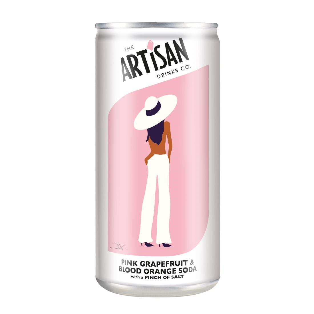 Artisan Drinks Pink Grapefruit & Blood Orange Soda Cans 250ml (Pack of 12) - KA431  The Artisan Drinks Co   