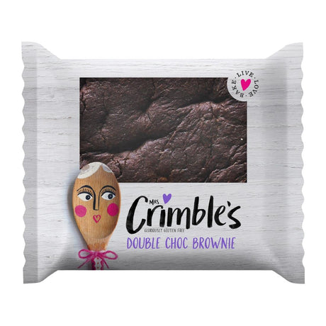 Mrs Crimble's Double Chocolate Brownies (Pack of 24) - KA514  Mrs Crimble's   
