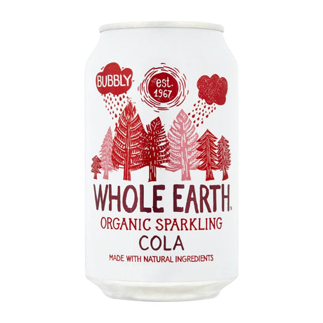 Whole Earth Organic Sparkling Cola Drink 330ml (Pack of 24) - KA520  Whole Earth   