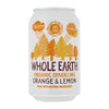 Whole Earth Organic Sparkling Orange & Lemon Drink 330ml (Pack of 24) - KA525  Whole Earth   