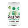 Whole Earth Organic Sparkling Elderflower Drink 330ml (Pack of 24) - KA526  Whole Earth   