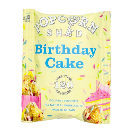 Popcorn Shed Birthday Cake Popcorn Snack Pack 24g (Pack of 16) - KA530  Popcorn Shed   