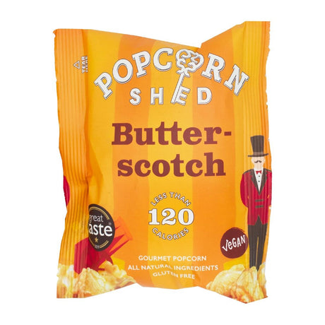 Popcorn Shed Butterscotch Popcorn Snack Pack 24g (Pack of 16) - KA532  Popcorn Shed   