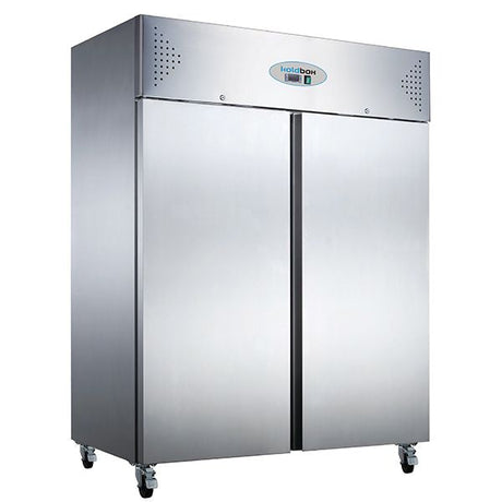 Koldbox Double Door Ventilated GN SS Refrigerator 1200L - KXR1200 - Graded Item
