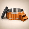 KOVE Duo Oval Cedar Ice Bath – Reclined Cold Plunge - Two Person