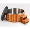 KOVE Duo Oval Cedar Ice Bath – Reclined Cold Plunge - Two Person