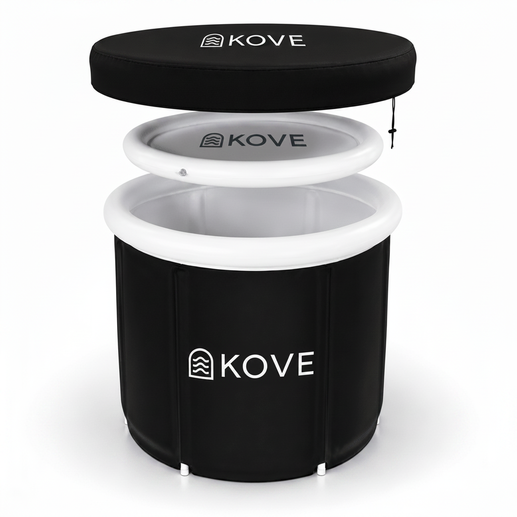 KOVE Essentials Ice Bath | Portable Cold Plunge Tub | 350L